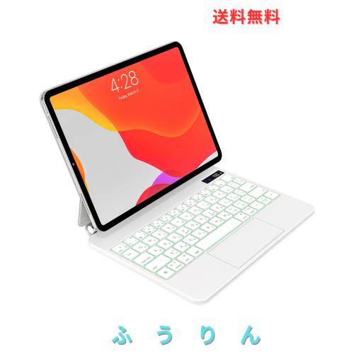 QERDAOYI マジックキーボード 2025 iPad 第11世代11 インチ A16 ＆iPad第10世代10.9インチ（A2696/A2757/A2777）に対応 日本語配列 高精度