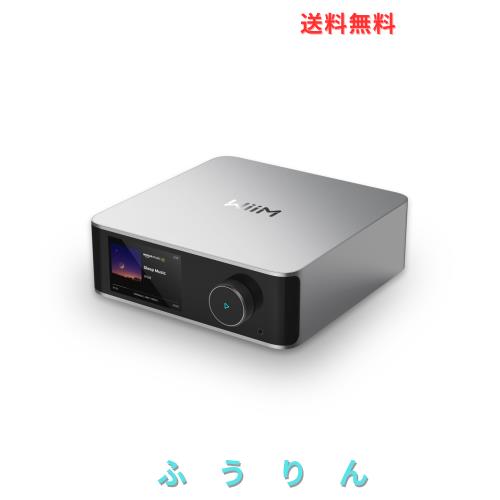 【直輸入品】WiiM Ultra 音楽ストリーマー＆デジタルプリアンプ | 3.5インチタッチスクリーン、Google CastおよびAlexa対応、Spotify、Am
