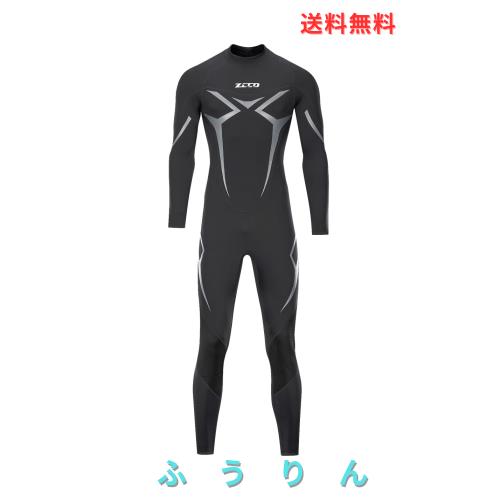 ウエットスーツ 3mm フルスーツ メンズ ネオプレン 長袖 ウェットスーツ サーフィン ダイビング SUP ボディボード シュノーケリング マリ