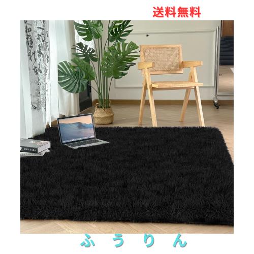カーペット SpyFlyLie ラグマット【中層:30D高密度ウレタン 厚さ約1.2cm と低反発 厚手加工】洗えるラグ 抗菌 ふわっと手触り優しいフラ