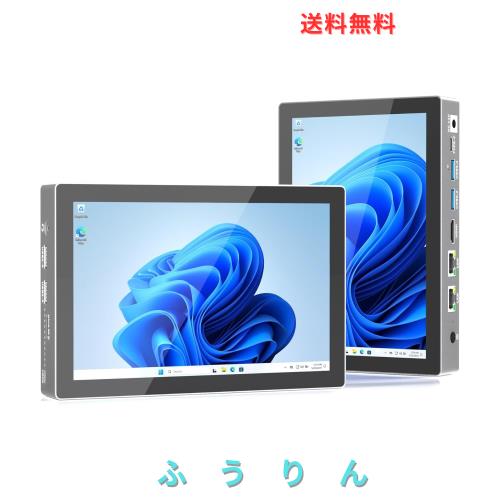 HigolePC ミニPC N100 Mini PC 16GB RAM 512GB ROM Windows 11 7インチ 高速Wi-Fi 小型PC 省電力 軽量 4K出力 2画面出力対応 省スペース