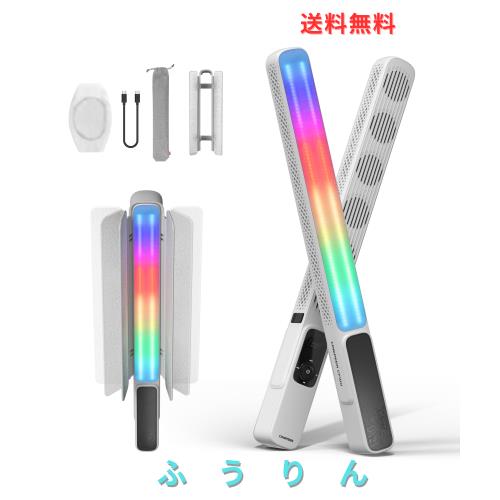 [公式旗艦店]ZHIYUN CINEPEER CF100 100W LEDビデオライト スティック型撮影用ライト Type-C充電式 色温度2700-6500K 1/4インチネジ穴付