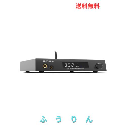 S.M.S.L DL100 Bluetooth DAC ヘッドホンアンプ プリアンプ 一体型 「CS43131」x4搭載 / MQA・ハイレゾ・DSD音源対応/LDAC・APTX・APTX-H