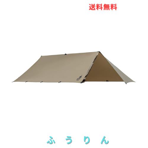 OneTigris PROTEUS 大型タープ ヘキサタープ 防雨サイドクロス ハンモック併用可能 サンシェード 耐水圧2000mm 軽量 多機能 613*280cm