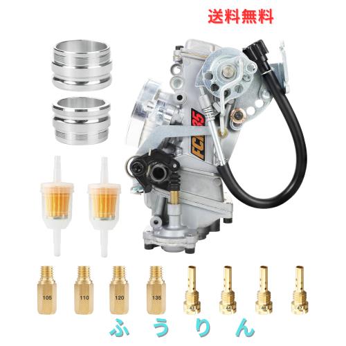 FCR35 キャブレター Jetsetmoto オートバイ キャブレター FCR 35mm 亜鉛製 ケーヒン FCR 修理 交換 社外品 汎用 200cc-350cc 適合バイク