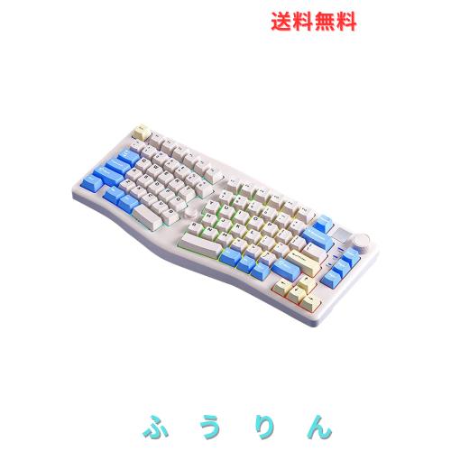 OUSEITECH LEOBOG A75 アリスレイアウトキーボード メカニカルキーボード ゲーミング アリスレイアウト キーボード PBTキーキャプ ホット