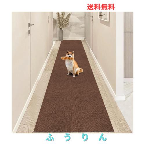 【Amazon 限定ブランド】廊下 カーペット XIWEIYI ズレない 洗える 撥水 おしゃれ 無地 カーペット 吸着 廊下敷き TPR 防音 ラグ 無地 ペ