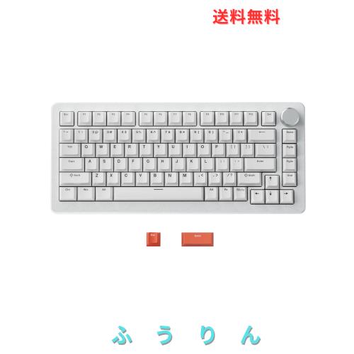DrunkDeer A75 Pro ラピッドトリガー メカニカルゲーミングキーボード サイレント磁気スイッチ 調節可能な作動 PBT キーキャップ チェリ