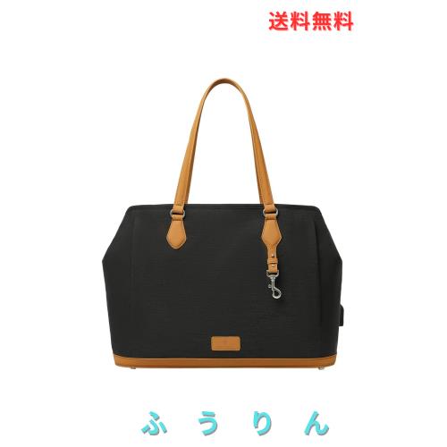 Nordace Siena Pro Tote Plus - 広々とした15インチのラップトップワークトートバッグ。普段使いや旅行に。 ブラック Normal