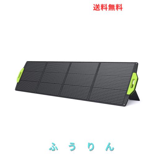 FOSSiBOT ソーラーパネル 200W 折り畳み式 ソーラーチャージャー 23.5%高効率 単結晶 MC4ケーブル付き Type-C QC3.0*2 DC5521ポート4つ