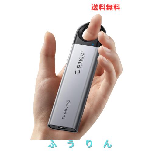 ORICO 1 TB 外付けSSD、最大460MB/秒、5Gbps USB C＆Aケーブル付きポータブル・ソリッド・ステート・ドライブ、Type-Cスマートフォン、タ