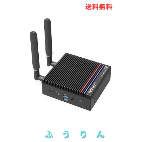 MINIX NEO ファンレス ミニPC Intel 第 12 世代 i3 N300 16GB DDR4 512GB M.2 PCIe Gen3 x 4 SSD 最大3.8GHz ミニコンピューター Windows