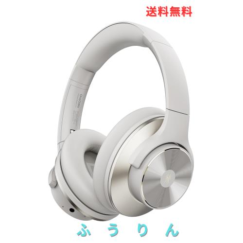 OneOdio A10 ワイヤレスヘッドホン アクティブノイズキャンセリング Bluetooth ヘッドフォン オーバーイヤー マイク付き 最大62時間再生