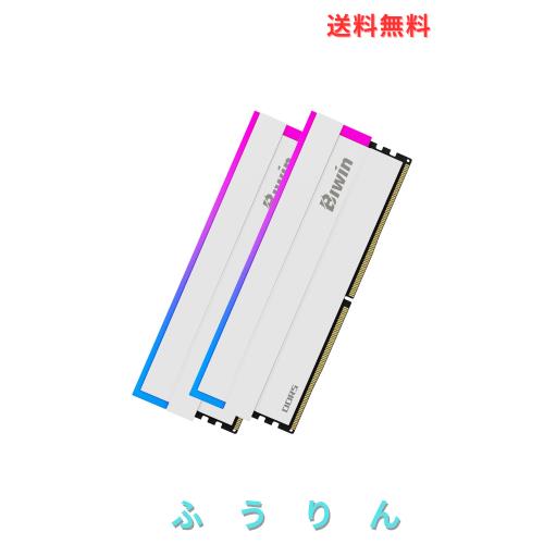 Biwin DW100 DDR5 6000MT/s (PC5-48000) デスクトップPC用メモリ 32GB（16GB×2枚） CL30 RGBライティング Intel XPM 3.0/AMD EXPO両対応