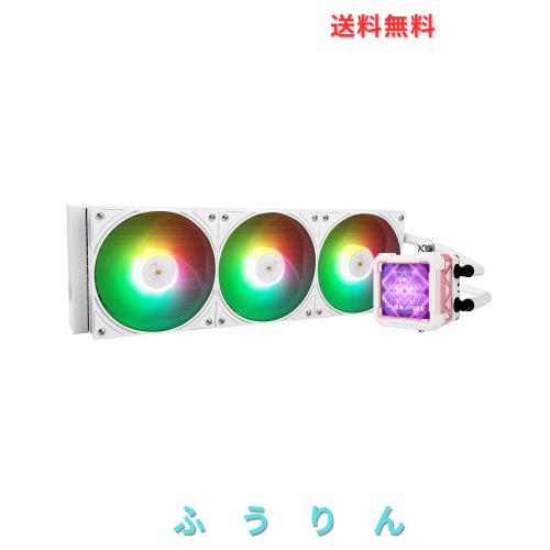 THERMALRIGHT FW PRO 360 ARGB MEW CPU AIO クーラー、320*320 解像度の IPS LCD スクリーン、AM5＆Intel 1700/1851、高性能 360 スペック