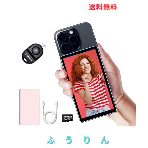 Shimbol CP5 5インチ タッチスクリーン リアカメラ セルフィーモニター 合金シェル iPhone ミニモニター iPhone Android フォン Vlogging