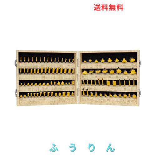CSOOM【プロ仕様】超硬合金刃 木工用ロータリービット100本セット｜家具職人向け精密面取りツール
