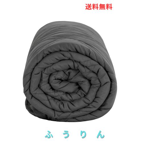 Winthome ウェイトブランケット 加重ブランケット 重力毛布 TV話題 人気 重い布団 適度な重さ 不眠症対策 睡眠改善 ストレス解消 年中使