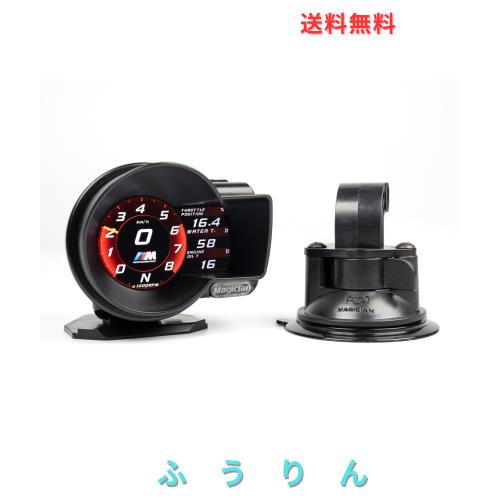 OBD2 メーター Magician F835 魔術師 OBD 英語版 車HUD ヘッド