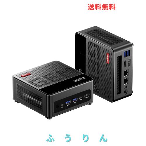 AOOSTAR GEM12 MAX ミニPC Ryzen 7 8845HS 32GB DDR5-5600MHz 1TB PCIe