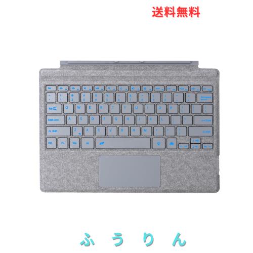 マイクロソフトの Surface Pro の世代 7+ のためのタイプ カバー 7 6 5 4 3 タッチパッドのタブレットのキーボード、7 色のバックライト