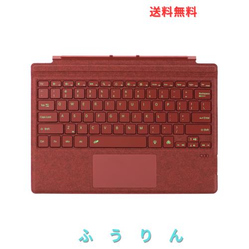 マイクロソフトの Surface Pro の世代 7+ のためのタイプ カバー 7 6 5 4 3 タッチパッドのタブレットのキーボード、7 色のバックライト