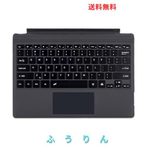 マイクロソフトの Surface Pro の世代 7+ のためのタイプ カバー 7 6 5 4 3 タッチパッドのタブレットのキーボード、7 色のバックライト