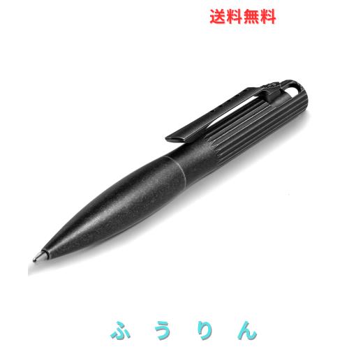 TIMULTI チタン ボールペン ボルトアクション 格納式 メタリックペン 短い 高級 ボールペン 詰め替えポケットペン 毎日の持ち運びに (チ