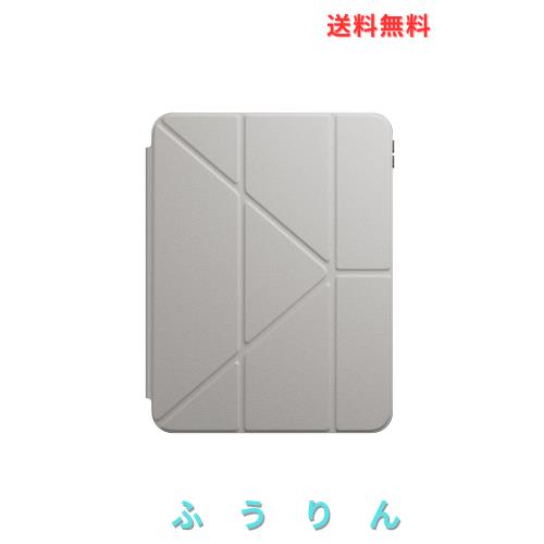 Native Union Active Case for iPad ？ 軽量で耐久性のある4-in-1スタンドケース（マットTPUバック）？ Apple Pencilホルダー付き ？ 自動ウ