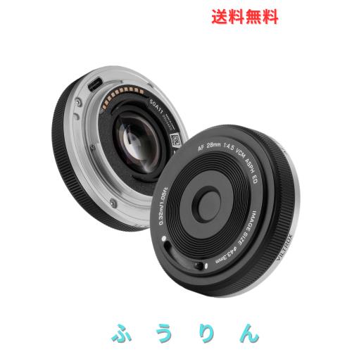VILTROX AF 28mm F4.5 XF 超薄型 レンズ Xマウント FUJIfilm Xマウント 28mm f/4.5 Xマウント オートフォーカス レンズ パンケーキレンズ