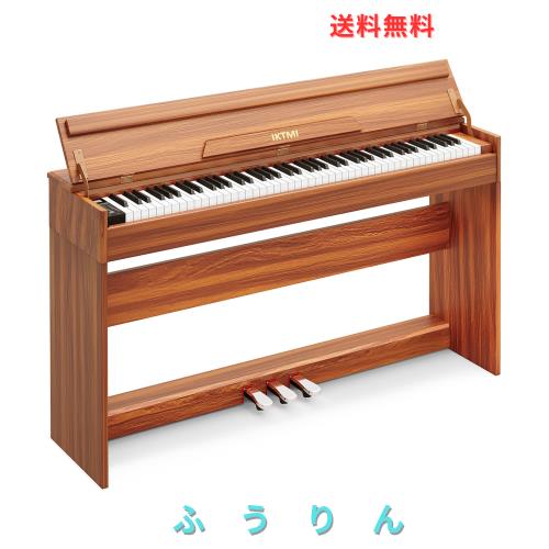 IKTMI 木製 電子ピアノ 88鍵盤 ピアノ 88鍵 アップライト ピアノ