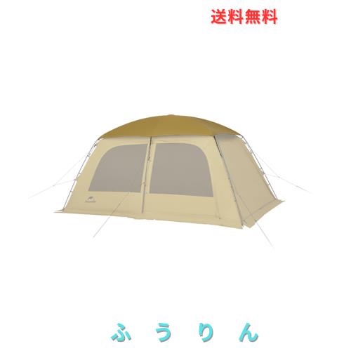 Naturehike公式ショップ Dune7.6/10.9 ドームテント ツールーム 自立式 二重層 設営簡単 高さ180/200cm UVカット UPF50+ 防水防風 耐水圧