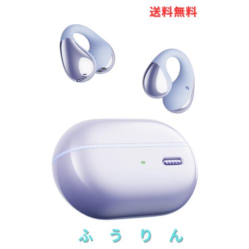 SOUNDPEATS CC イヤーカフ イヤホン 【オープンイヤー ワイヤレスイヤホン Bluetooth 5.4/マルチポイント接続/IPX5防水/最大24時間再生/