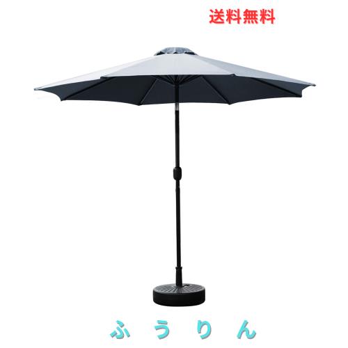 DEWEL パラソル ガーデンパラソル 風に強い UVカット 角度調整可能 日除け 撥水加工 折りたたみ 簡単開閉 ビーチパラソル 鉄製 アウトド 7,123円