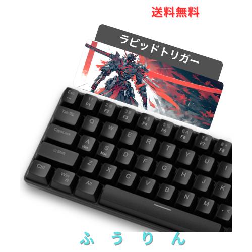 MageGee ラピッドトリガー キーボード | 68キー 英語配列 有線 RGB 60% サイズ | ゲーミングキーボード ラピッドトリガー | 磁気スイッチ