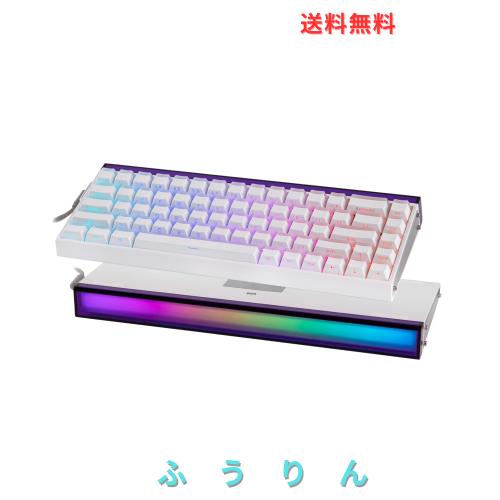 EPOMAKER Aula Hero68 HE 有線 マグネットゲーミングキーボード 0.01mm調整可能アクチュエーション ラピッドホールエフェクトスイッチ 8k