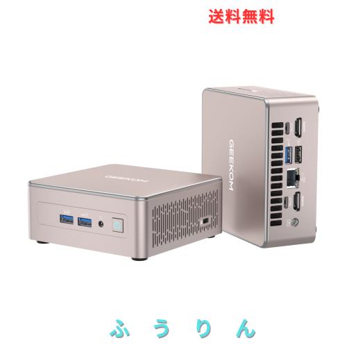 【2025新型・コスパ最強】GEEKOM A5 ミニpc AMD Ryzen 5 7430U 16GB RAM 512GB SSD 最大5TB拡張可能 全金属製内枠 超長寿命 ミニパソコン
