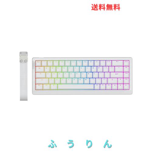 EPOMAKER HE68 Lite ホール効果マグネットゲーミングキーボード 8000Hzポーリングレート＆128Kスキャンレート 0.01mm調整可能なトリガー 0