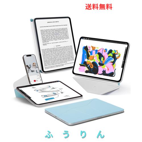 MOFT【公式直営店】ダイナミックフォリオ iPad Air 13インチ ケース (M3/M2、2025/2024)iPadカバー 多角度調整 横置＆縦置 iPadスタンド