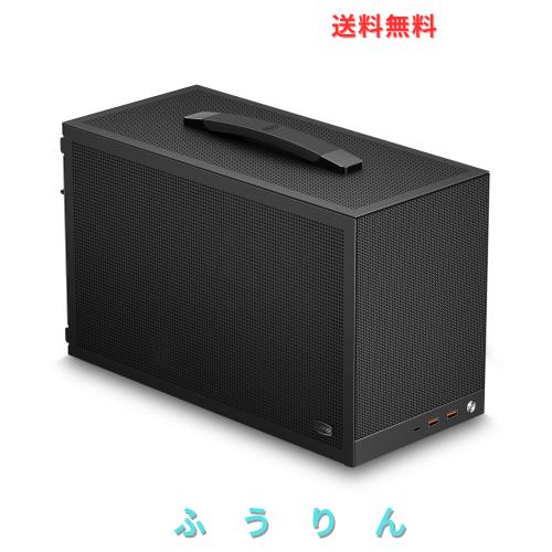PCCOOLER CPS K101 MESH PCケース、11.9L ポータブル・デスクトップ Mini-ITX ケース、四面SPCCメッシュパネル、12015mmファン×3基標準