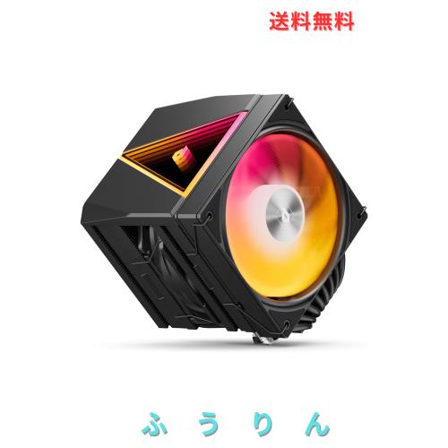 Novonest cpuクーラー 高性能デュアルタワー CPUクーラー 空冷 8本の銅製ヒートパイプ付き TDP280W 2つ 120mm PWM 静音ファン搭載 ARGB C