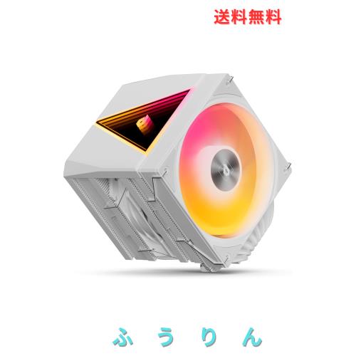 Novonest cpuクーラー 高性能デュアルタワー CPUクーラー 空冷 8本の銅製ヒートパイプ付き TDP280W 2つ 120mm PWM 静音ファン搭載 ARGB C