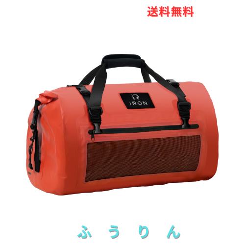 IRON JIA’S バイクシートバッグ ツーリングバッグ キャンプツーリング ショルダーストラップ付き 反射テープ付き ワンタッチ装着 防水 軽