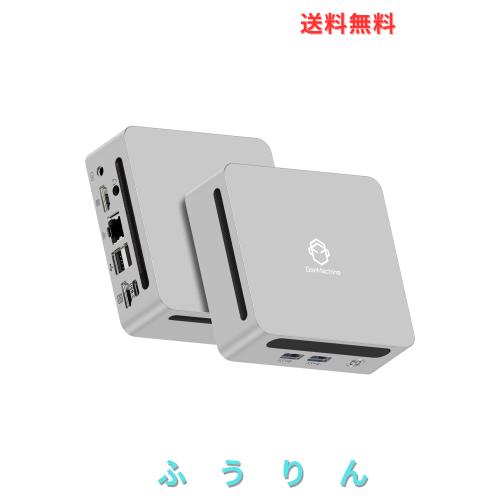 Genmachine ミニpc AMD Ryzen 7 5825U 最大 4.5GHz 8c/16t小型PC 32GB DDR4、1TB SSD ＆ M.2 NVME AMD Redeon Vega8 Wifi6/BT5.2/HDMI/4K