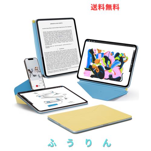 MOFT【公式直営店】ダイナミックフォリオ iPad Air 13インチ ケース (M3/M2、2025/2024)iPadカバー 多角度調整 横置＆縦置 iPadスタンド