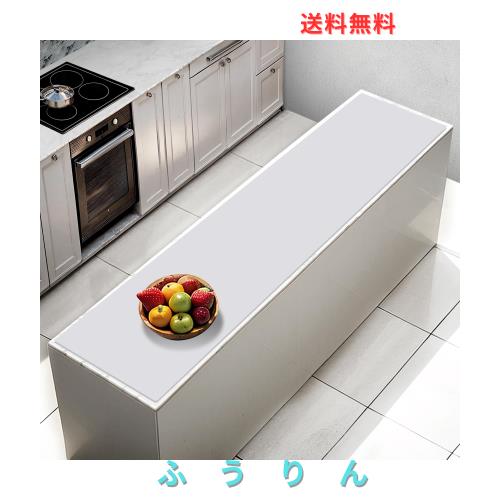 Aechy 調理台保護マット 特大シリコンマット 200×50cm キッチンカウンター 保護シート 厚さ2mm カット可能 耐熱250℃ 滑り止め 傷防止