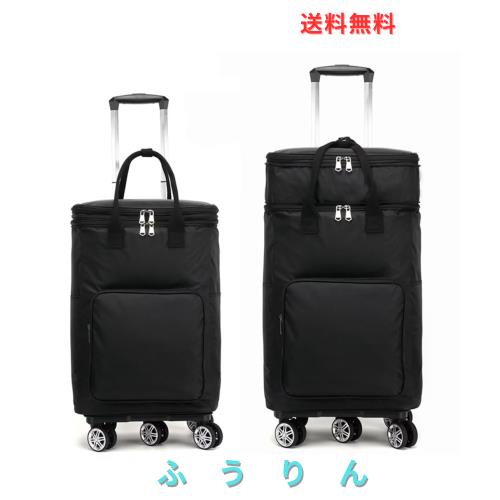 KASYANKA ショッピングカート 買い物カート 買い物 キャリー ショッピングキャリー 折り畳み 保冷保温 50L 大容量 5輪 横押し ダブルキャ