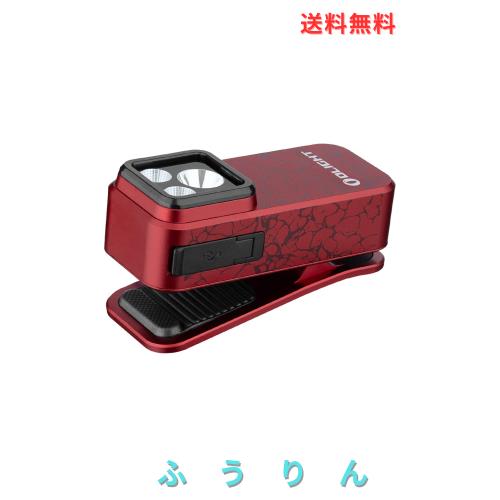 OLIGHT(オーライト) Oclip Pro クリップ LEDランニングライト 軽量 小型 3つの光源 500ルーメン 射程120メートル IPX6防水 Type-C充電式