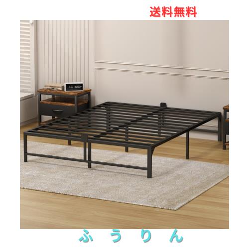 Z-HOM ベッドフレーム セミダブル 単品 セミダブルベッド 耐荷重600kg 収納高さ32cm 面取りデザイン スチール製すのこ ベッド フレーム 10,532円