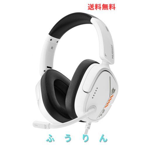 NUBWO ゲーミングヘッドセット PS5ヘッドセット マイク付き 3.5mm 有線